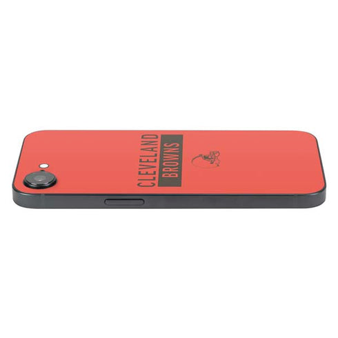 NFL Cleveland Browns Orange Performance Series iPhone 16e Skin